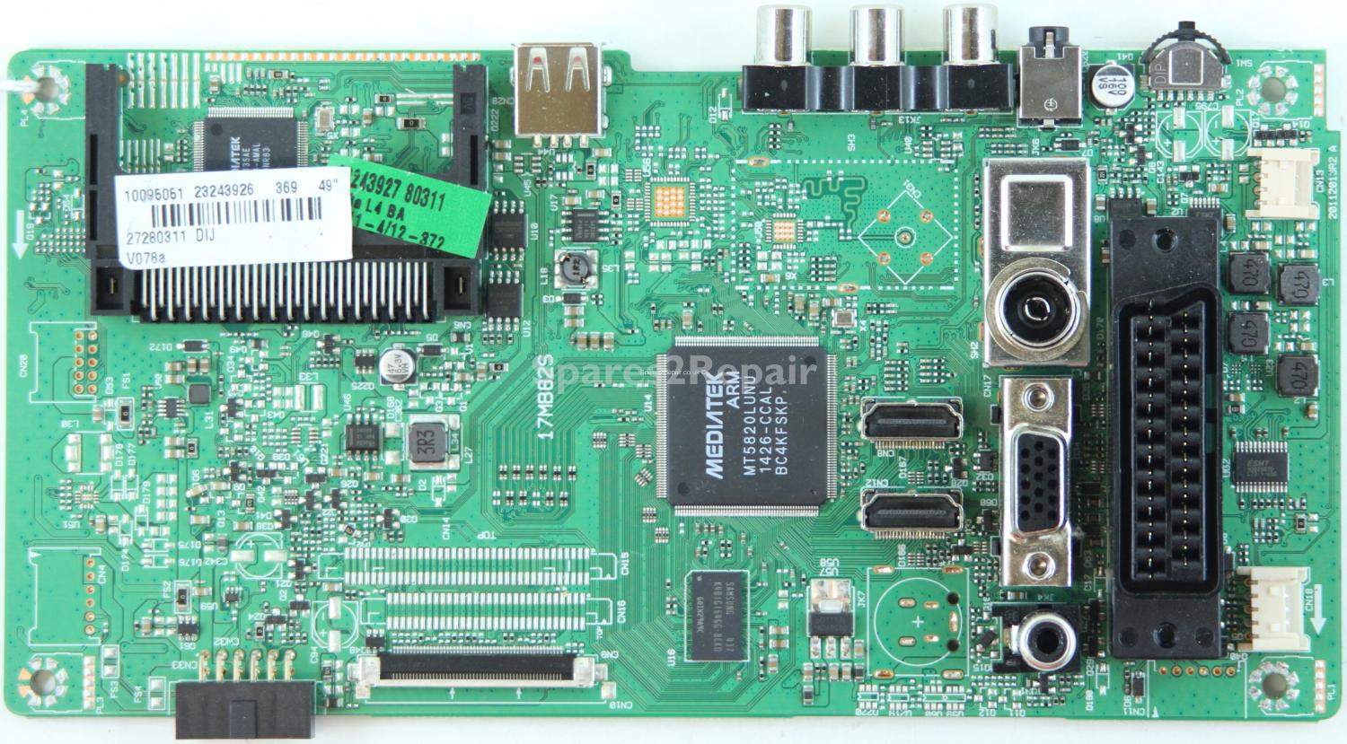 Bush DLED49282FHD - Main AV - 23243926 - 23243927 - 17MB82S - 20112013R2 A