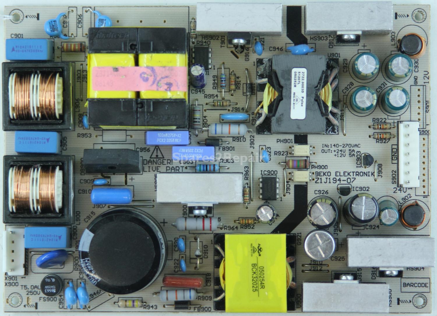 Bush IDLCD26TV07HD - PSU - Z1J194-07 - Z3J140R