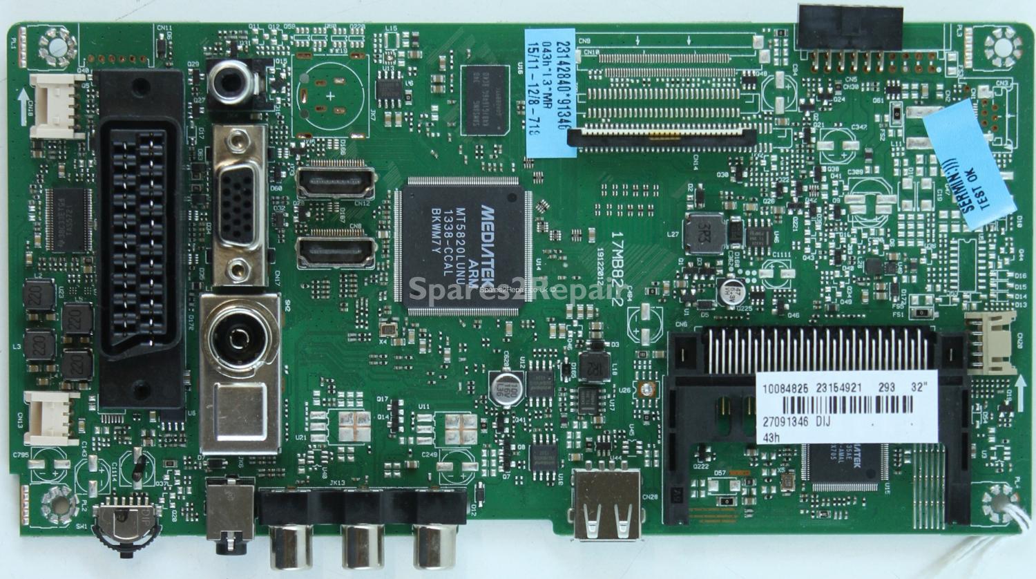 Bush DLED32165HDDVD - Main AV - 23154921 - 17MB82-2 - 19122012