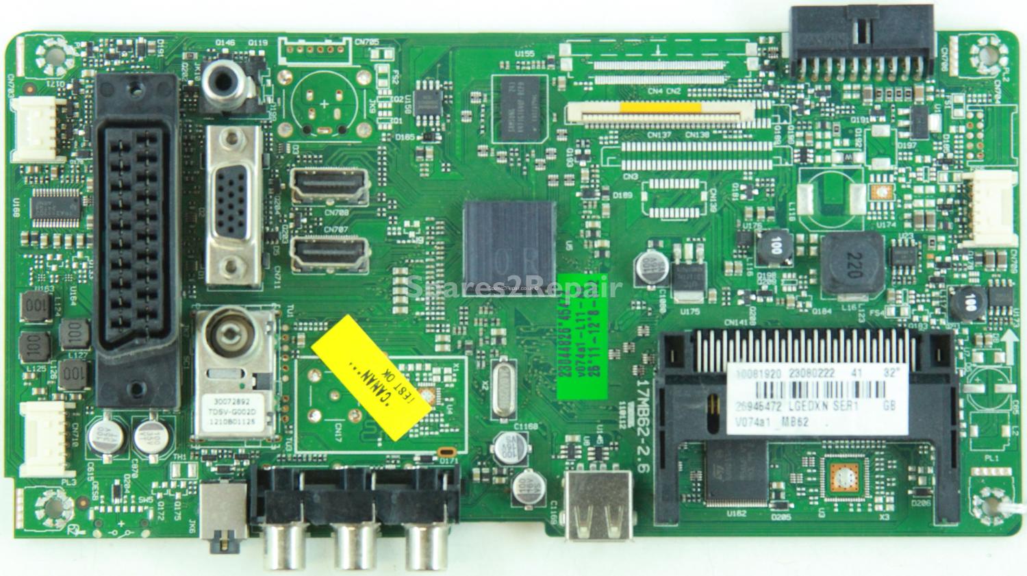 Bush DLED32947HD - Main AV - 23080222 - 17MB62-2.6 - 110112