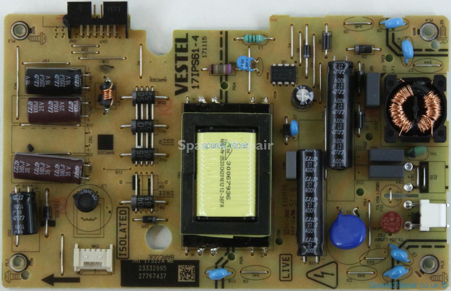 Bush LED24265DVDCNTD - Power Supply - 23332995 - 17IPS61-4 - 171115