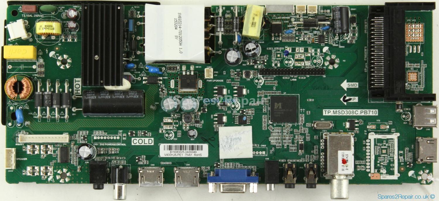 Bush 40/233F - Main Board - B15083025 - TP.MSD308C.PB710