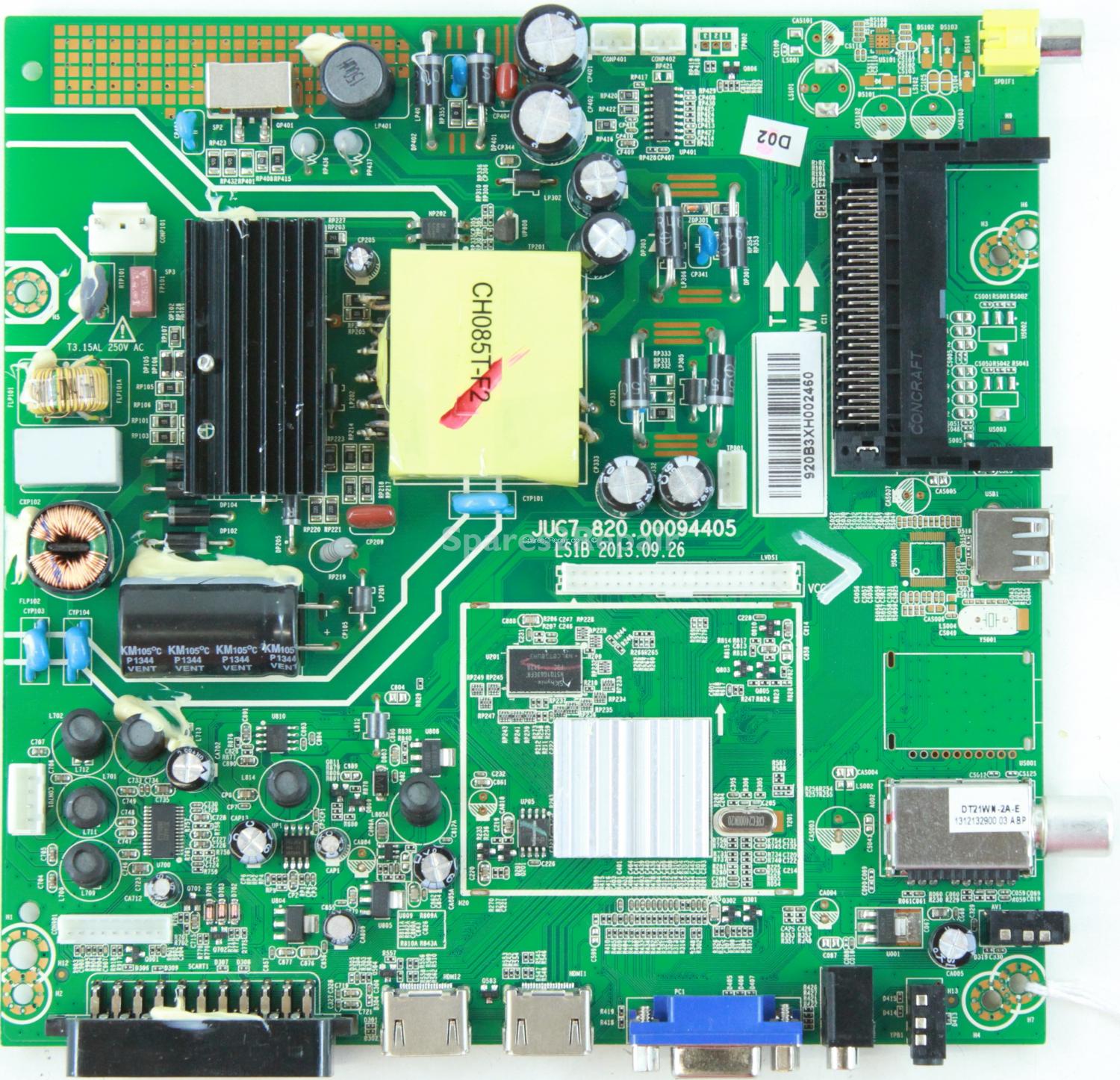 Changhong LED40C1600HF - Main Board - JUC7.820.00094405 - M400F13