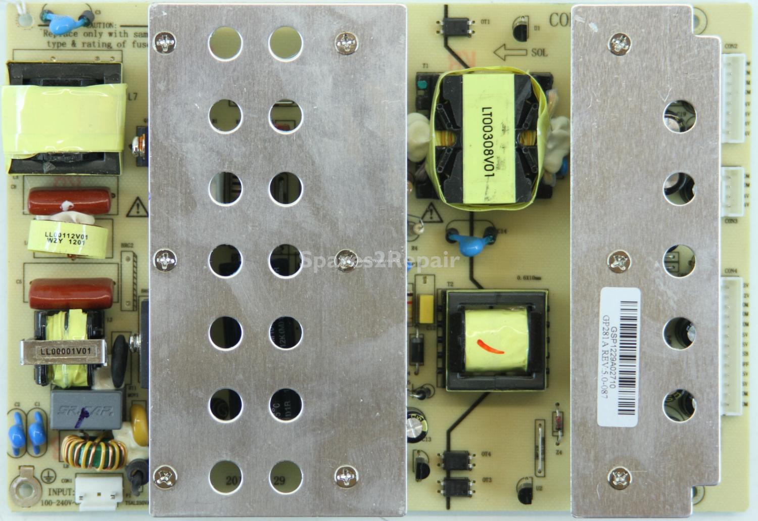 Ferguson F3216LVD/2 - PSU - G0281-18014240A - G0281-16014240A - V:0.5 - GP281A - REV:5.0-087
