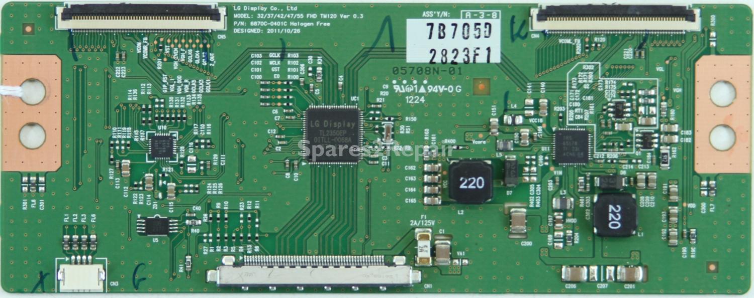 Finlux 42FLHT911LH - T-Con - 6871L-2823F - 6870C-0401C - Ver 0.3