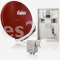 Fuba Parabolic Reflector - Dap858r Satellite Complete System For 8 Users - 1x Daa850a 1x Dek407c 1x Fmp 508sl - 29442064