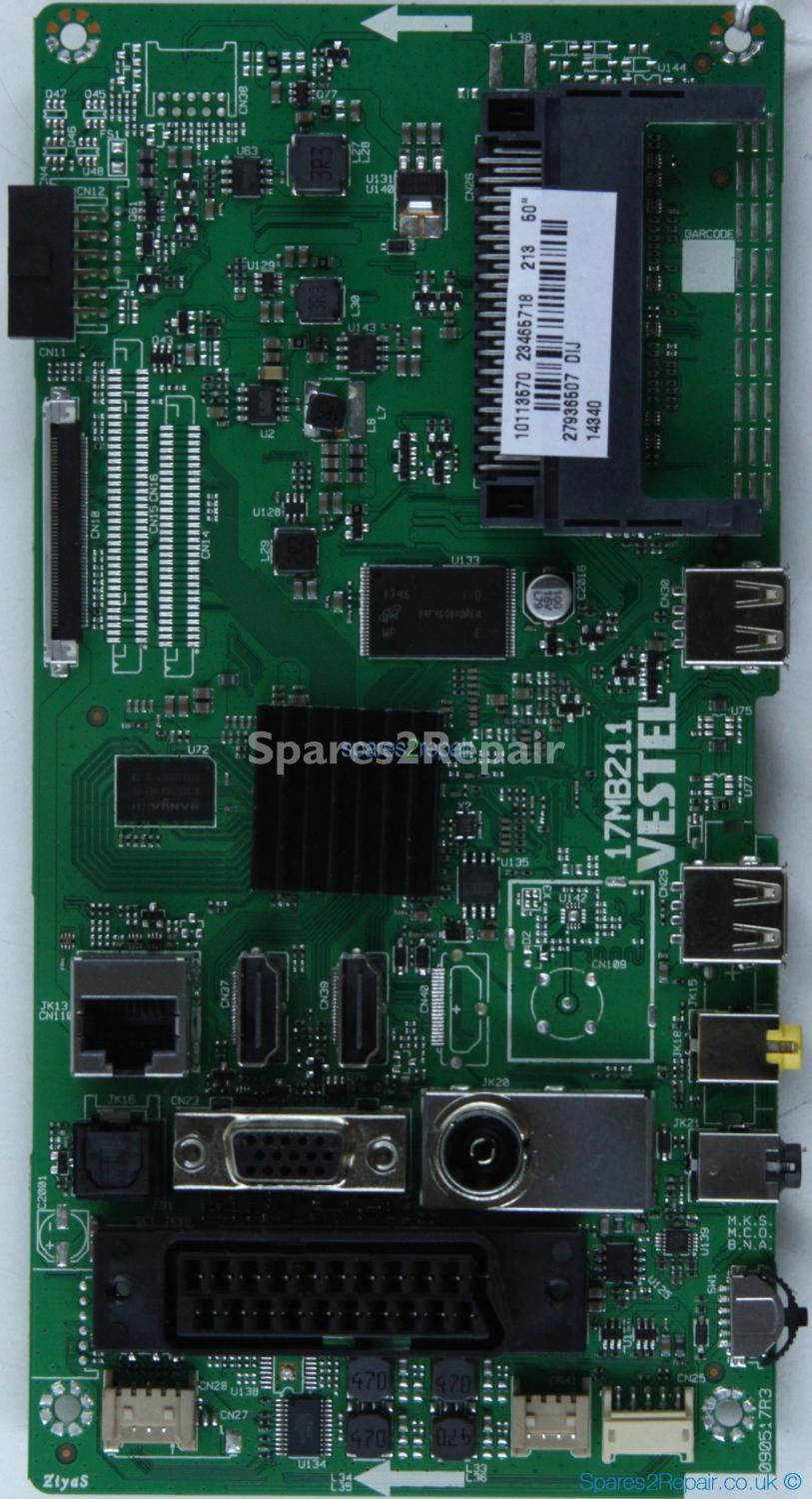 Hitachi 50HB16T72U - Main AV - 23465718 - 17MB211 - 090517R3