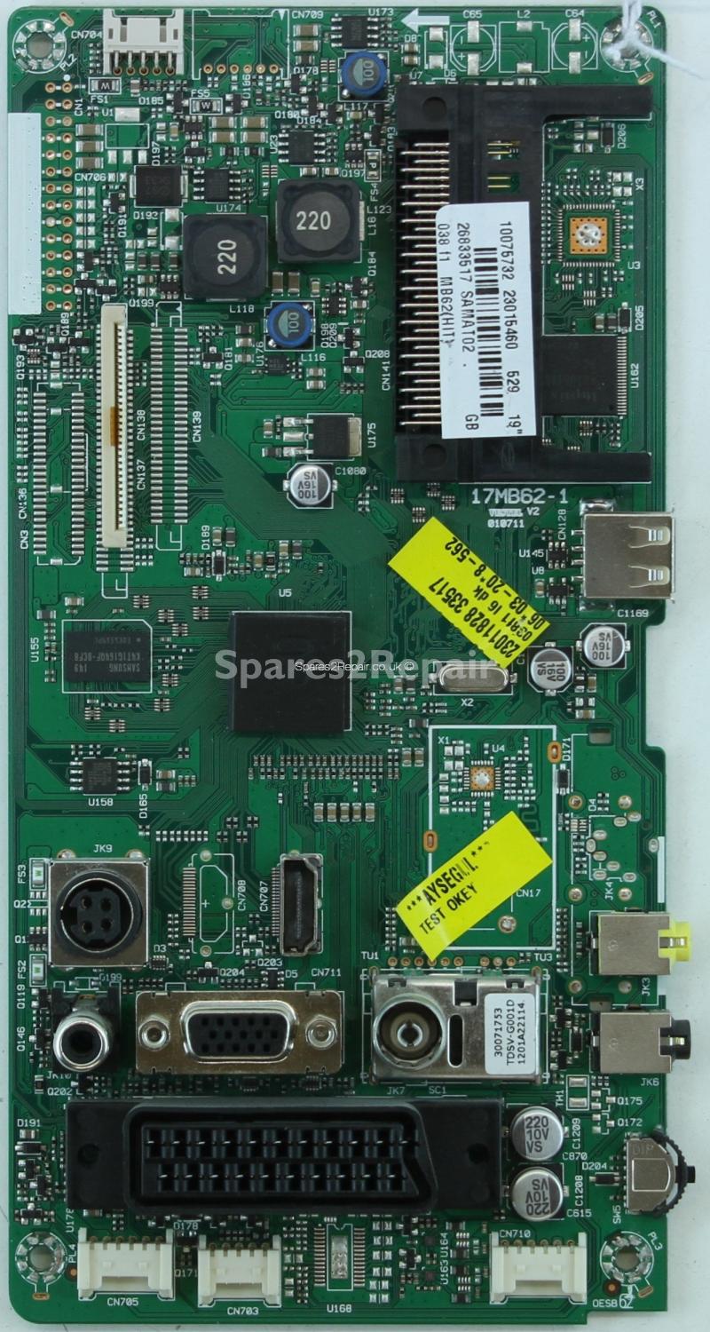 Hitachi L19DG07UJ - Main AV - 17MB62-1 V2 - 010711 - 23015460 - 26833517