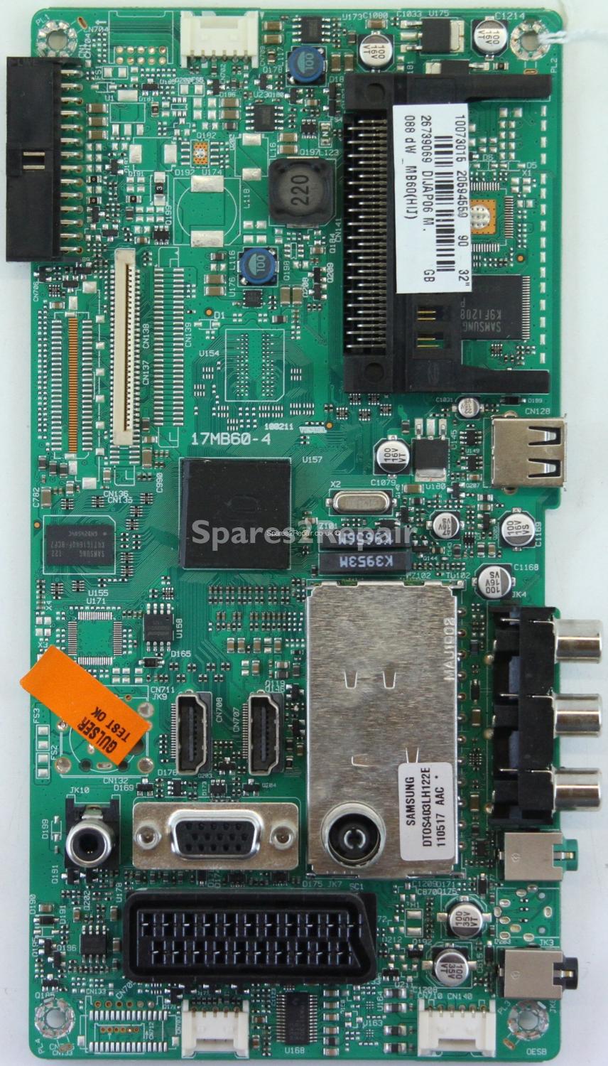 Hitachi L32HK04U - Main AV - 17MB60-4 - 100211 - 20594559