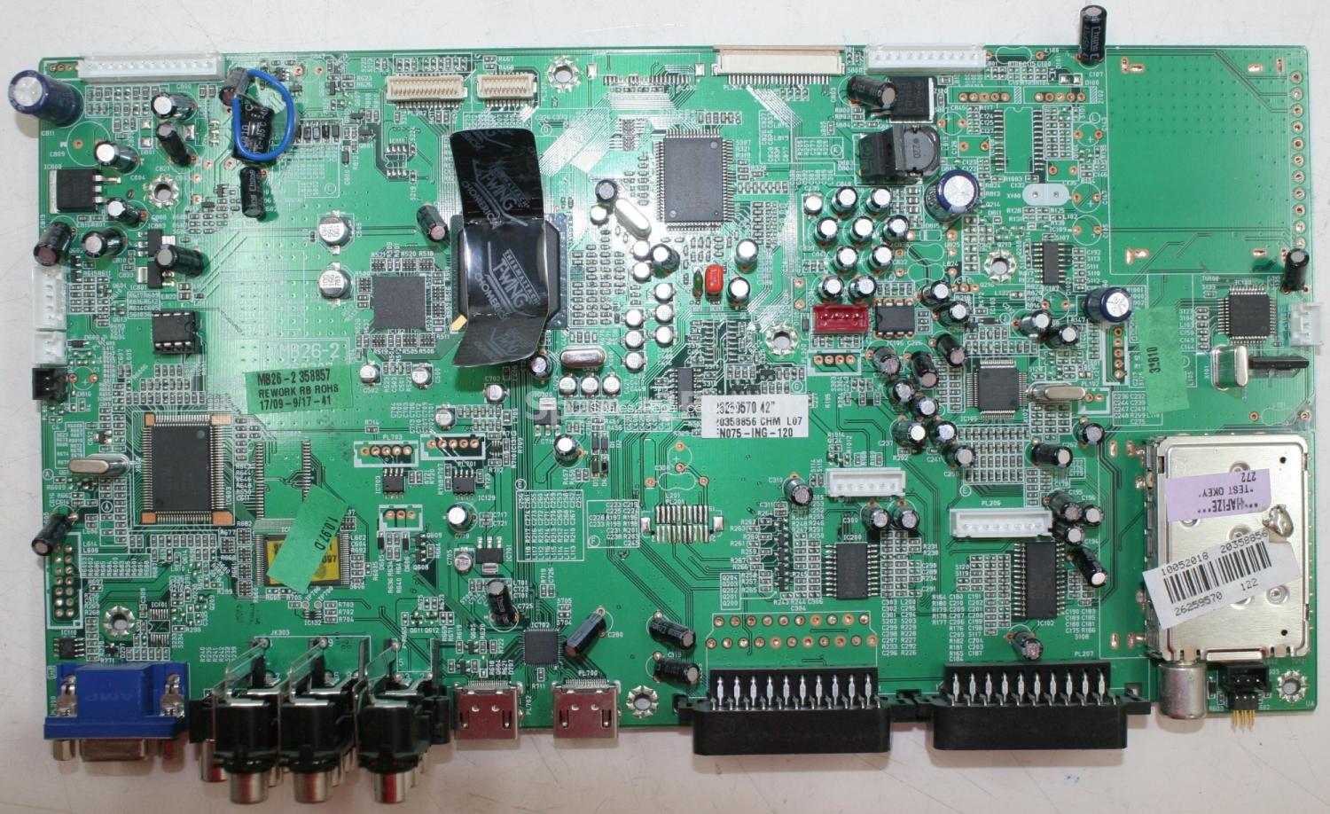 Hitachi L42VP01U - MAIN AV - 17MB26-2 - 26259570 - 10052018