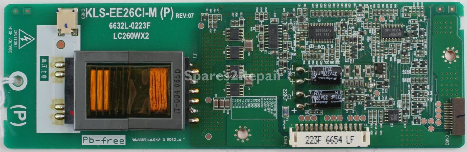 Humax LU26-TD1 - Inverter - KLS-EE26CI-M - Rev 07 - 6632L-0223F - LC260WX2