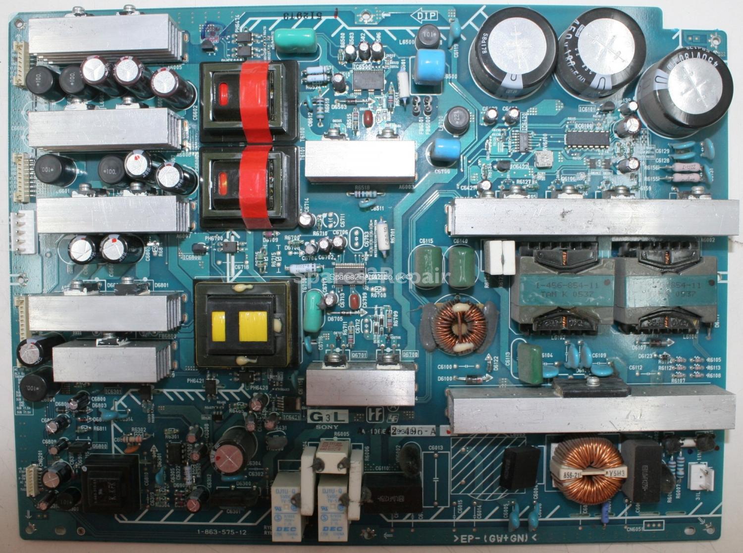 Sony KDL-V40A12U - PSU - 1-863-575-12 - A-1142-496-A - A1142496A