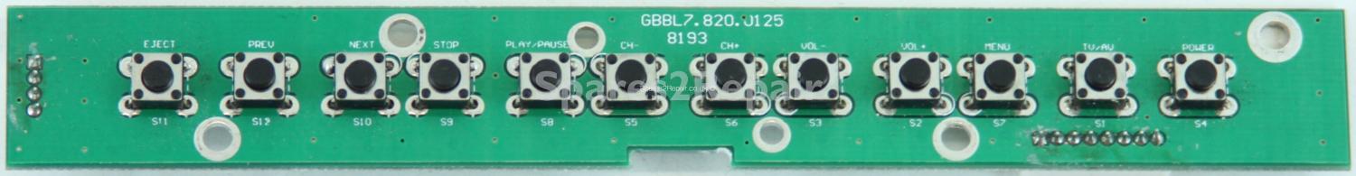 Kenmark 22LVD02D - Buttons - GBBL7.820.0125 - 8193