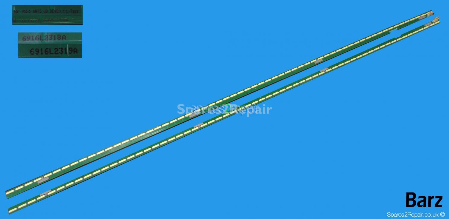 LG 55 inch Full LED Backlight Array - V15.5 ART3 UD - 6916L-2318A + 6916L-2319A - 55UF680V 55UF6807 55UH615V - 6922L-0159A