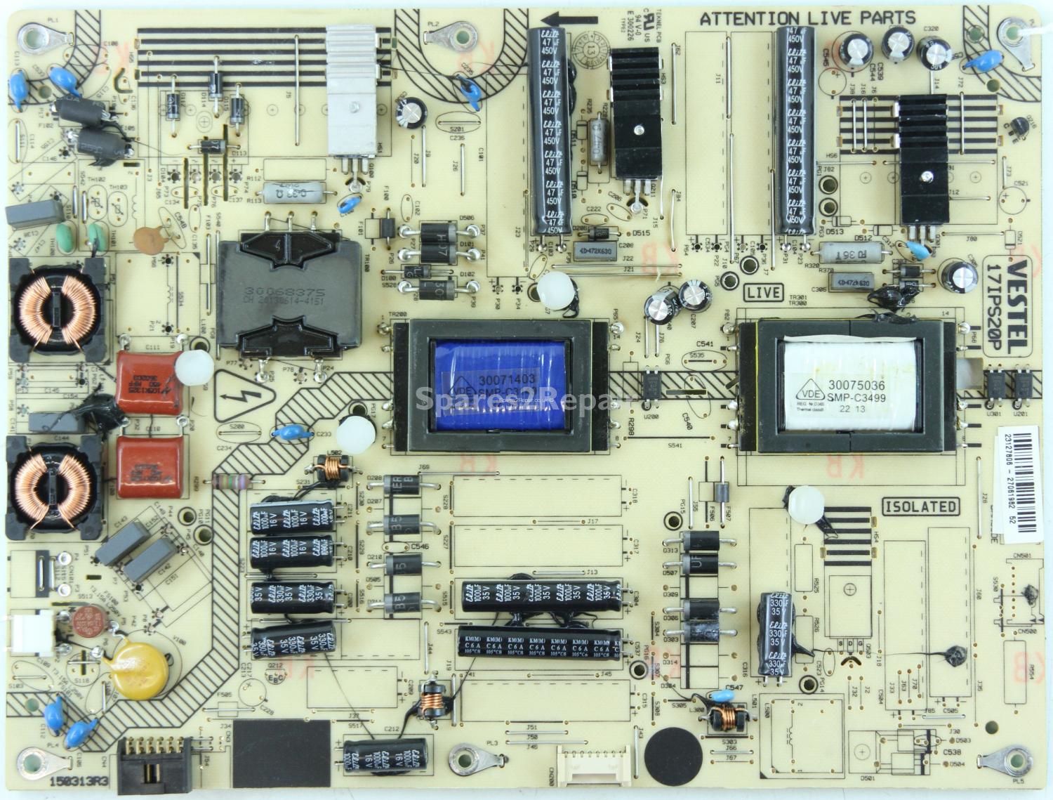 Luxor LUX0150001B/01 - PSU - 23127806 - 17IPS20P - 150313R3