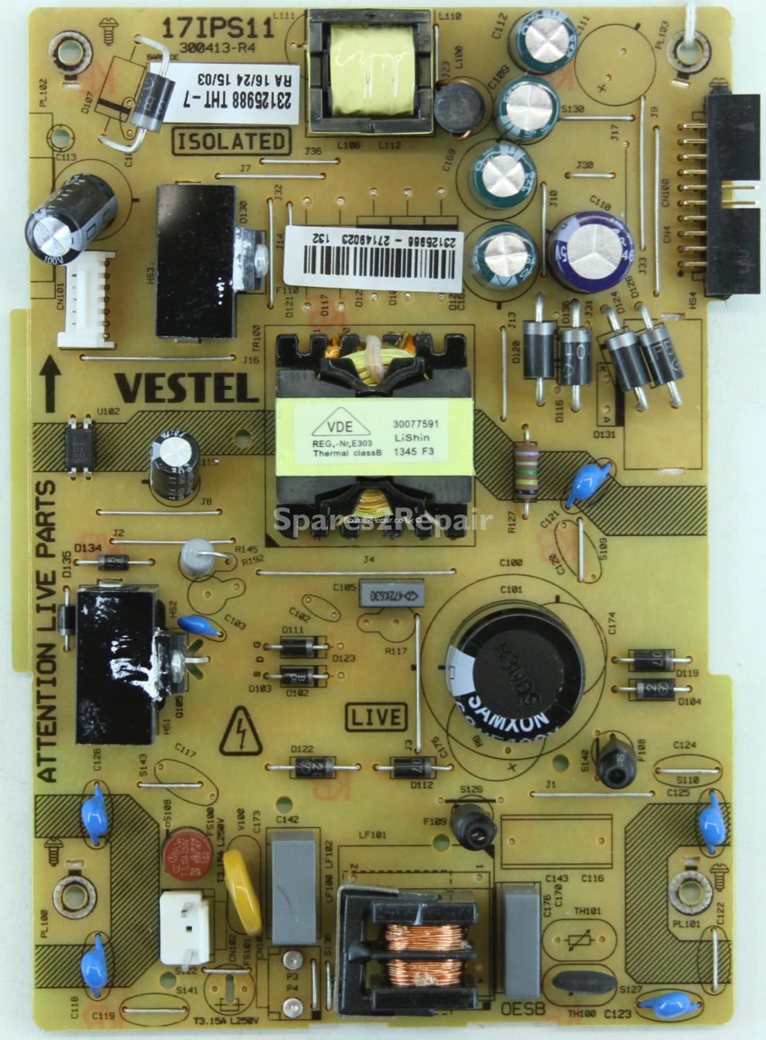 Luxor LUX0132001B/01 - PSU - 23125988 - 17IPS11 - 300413-R4