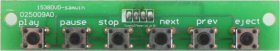 Onyx SW1536LD - Buttons - 025009A0 - 1538DVD-samwin