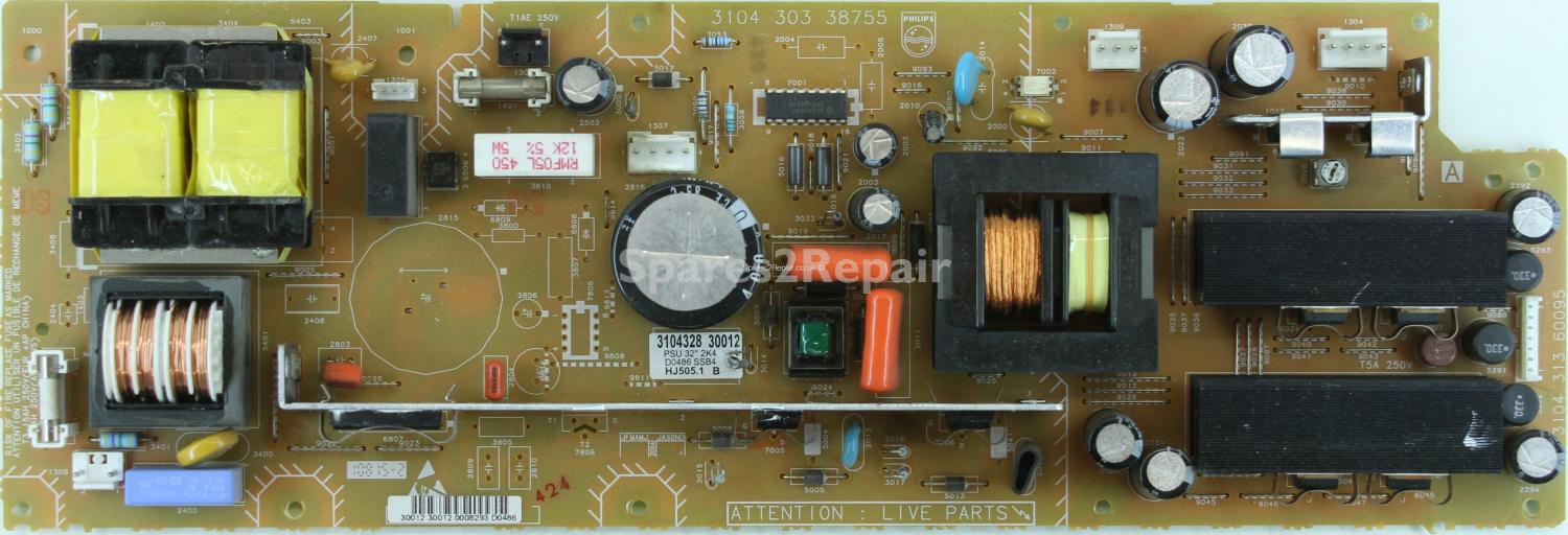 Philips 32PF9976/12 - PSU - 3104 303 38755 - 3104328 30012 - 3104 313 60095