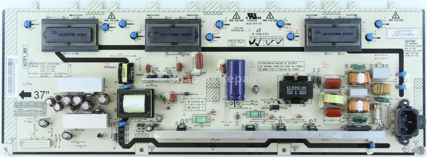 Samsung LE37B650T2W - Power Inverter - BN44-00262B - H37F1_9DF - 4H.B1090.092 /1.1 - B109-801