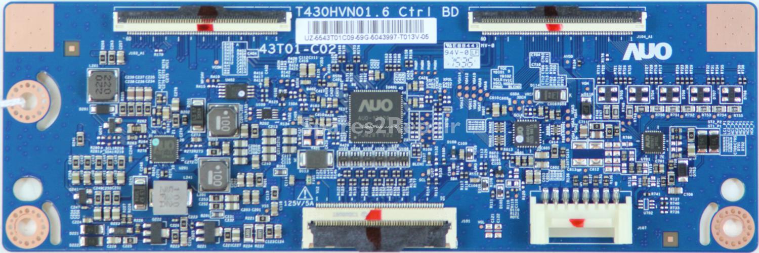 Samsung UE43J5500AK - T-Con - 55.43T01.C09 - 43T01-C02 - T430HVN01.6 Ctrl BD