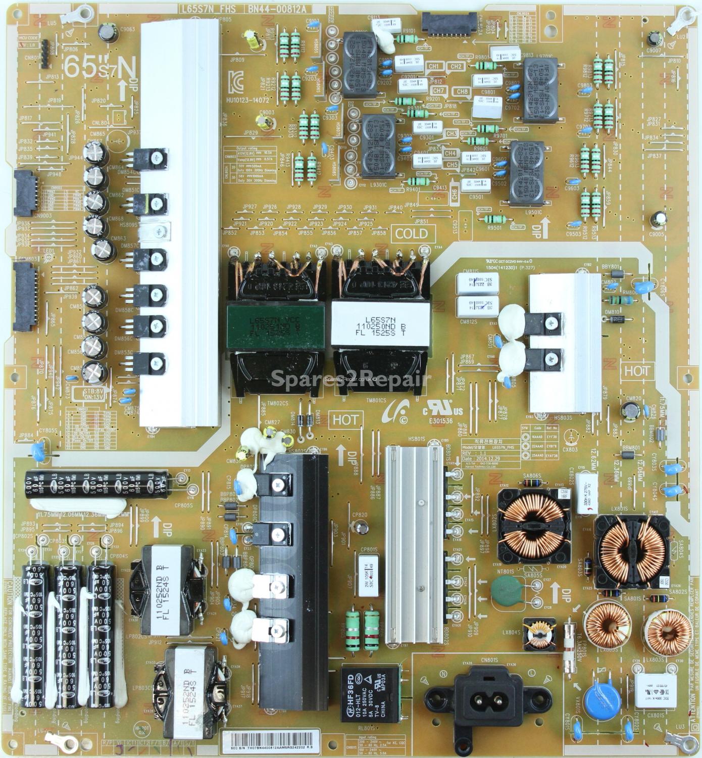 Samsung UE65JU7000T - PSU - BN44-00812A - REV:1.1 - HU10123-14072