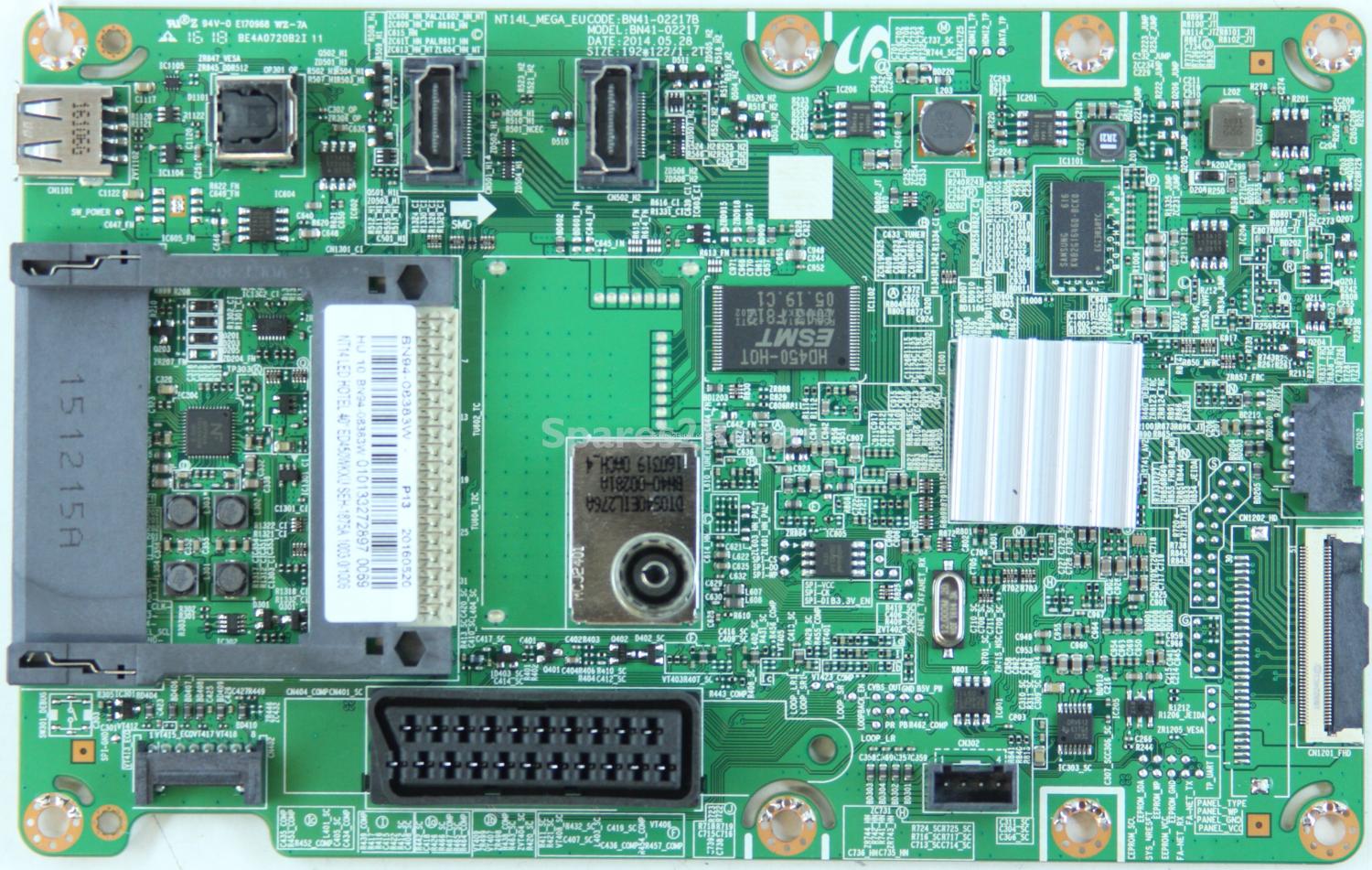 Samsung HG40ED450BW - Main AV - BN94-08383W - BN41-02217B - NT14L_MEGA_EU