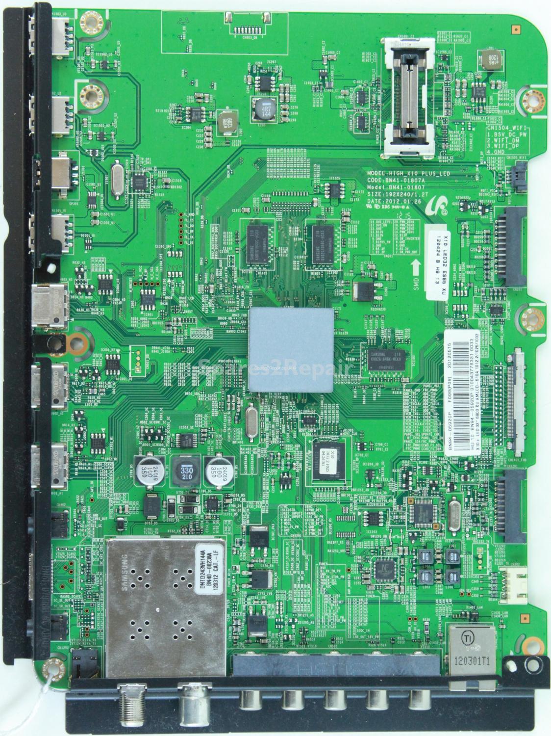 Samsung UE32ES6800 - Main AV - BN94-05920P - BN41-01807A - HIGH_X10 PLUS_LED