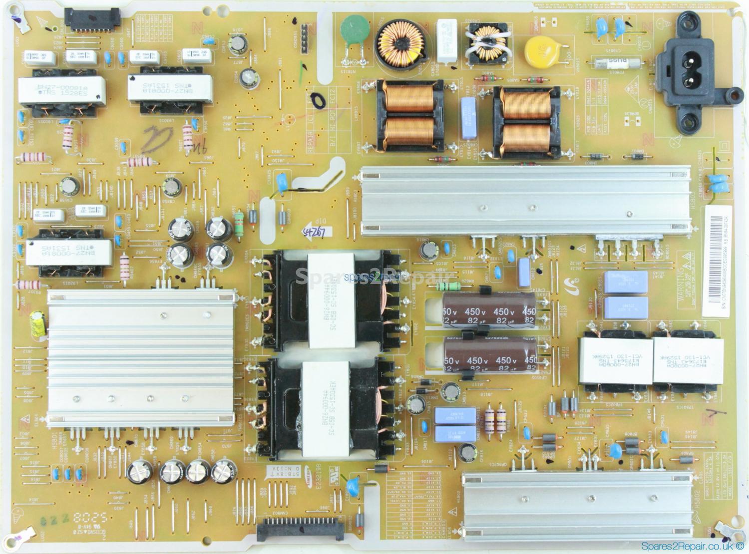 Samsung UE55JU7000T - Power Supply - BN94-09543A - BN41-02447A - REV:1.1