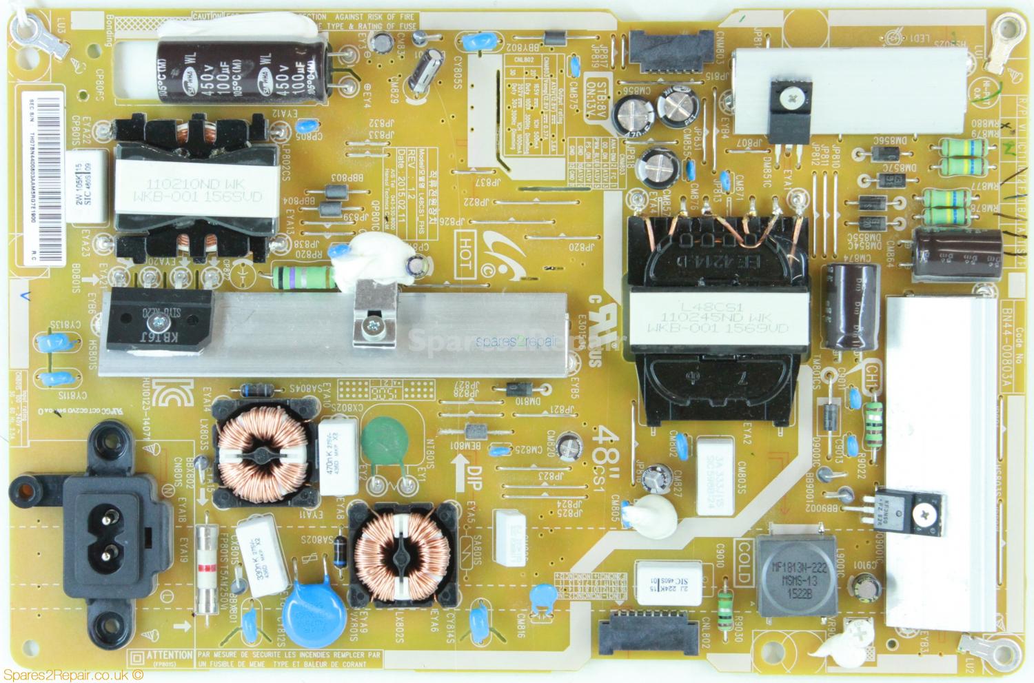 Samsung UE48J6300AK - PSU - BN44-00803A - REV:1.2 - L48CS1_FHS - HU10123-14071