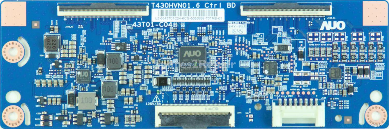 Samsung PM43F - T-Con - 55.43T01.C24 - 43T01-C04 - T430HVN01.6 Ctrl BD