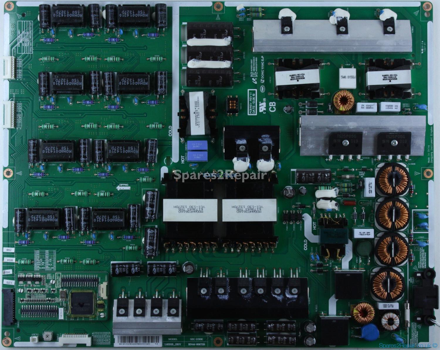 Samsung UE65F9000ST - Power Supply - BN44-00675B - REV 1.1 - L65D2L_DDY