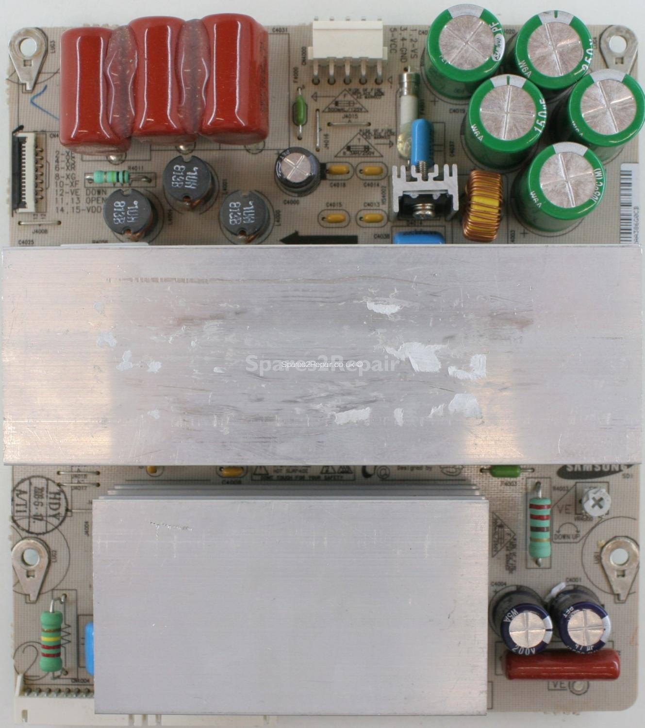 Samsung PS-42A457P1D - XSUS - LJ92-01482A A3 - LJ41-05076A R1.7 - 42HD W3 X-MAIN