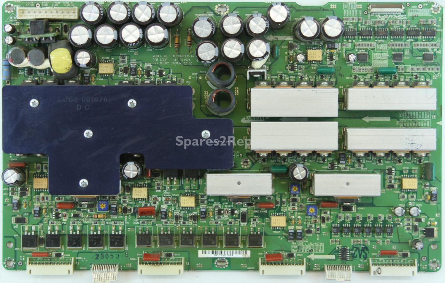 Samsung PS-42P3S - YSUS - LJ41-01192A R2.01 - LJ92-00749A A5 - ALEXANDER-YM