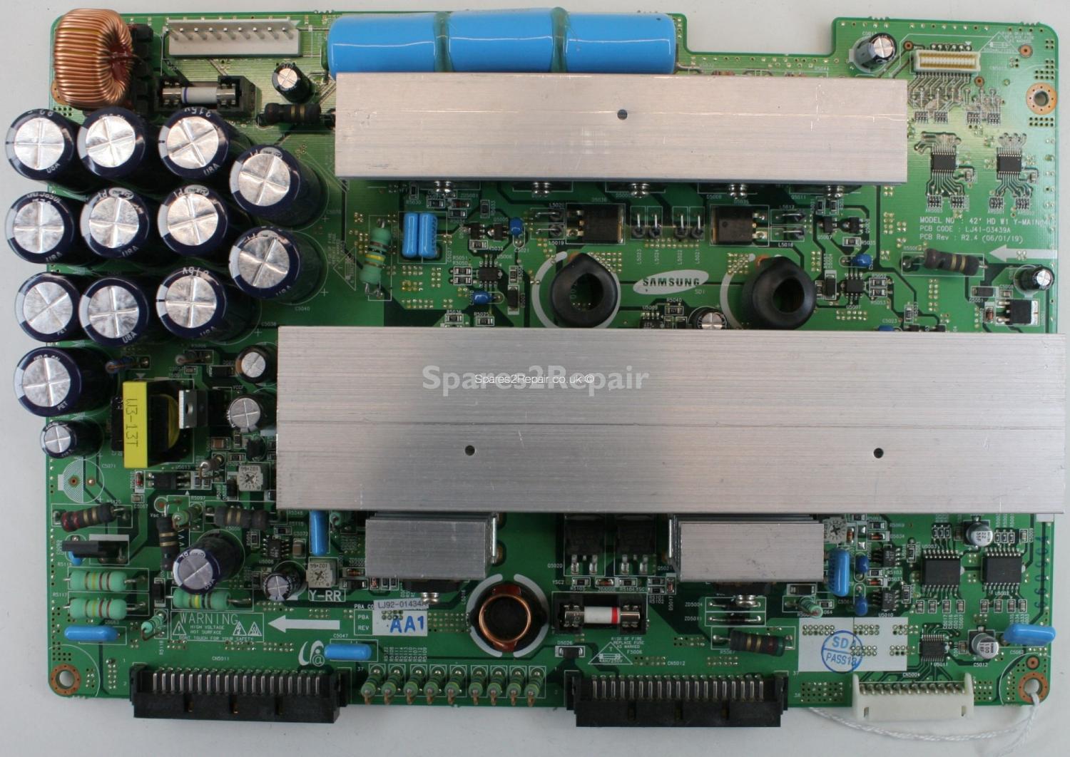 Samsung PS42E7HD - YSUS - LJ92-01434A A1 - LJ41-03439A - R2.4 - 42 HD W1 Y-MAIN