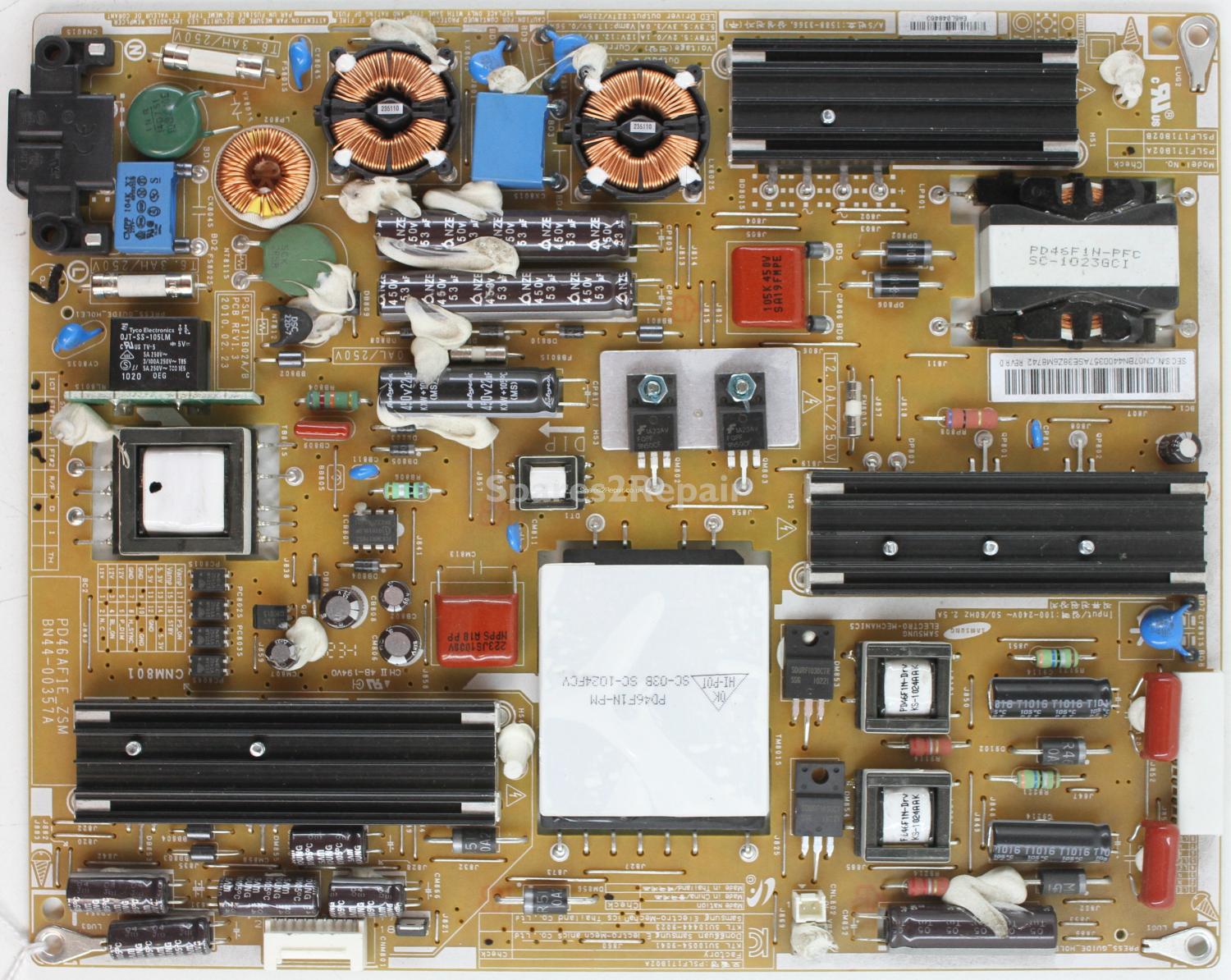 Samsung UE40C6540SK - PSU - BN44-00357A - PD46AF1E_ZSM - PSLF171B02A/B - REV1.3