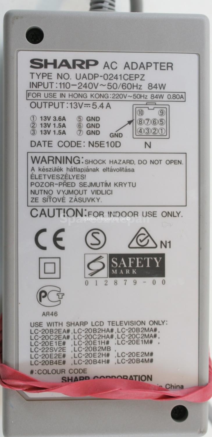 Sharp - Charger - UADP-0241CEPZ - 13V 5.4A (Original)