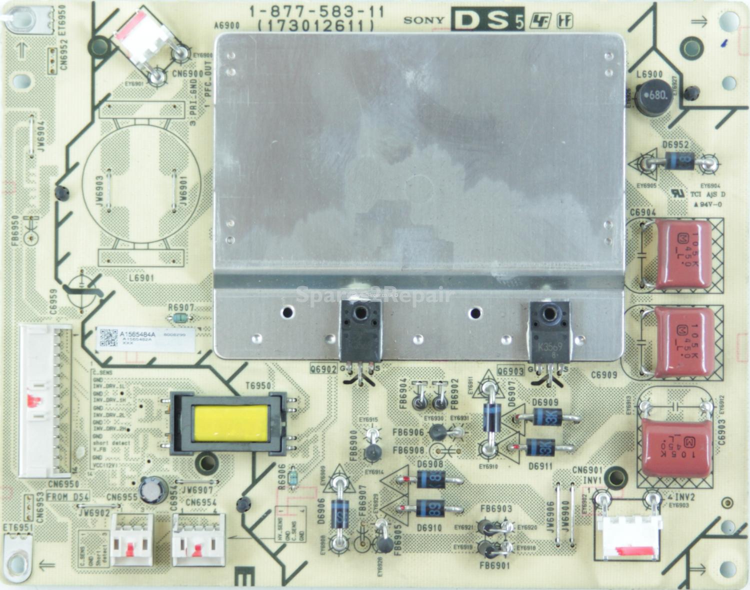 Sony KDL-46EX1 - LED Driver Board - 1-877-583-11 (173012611) - A1565484A - A1565482A - DS5