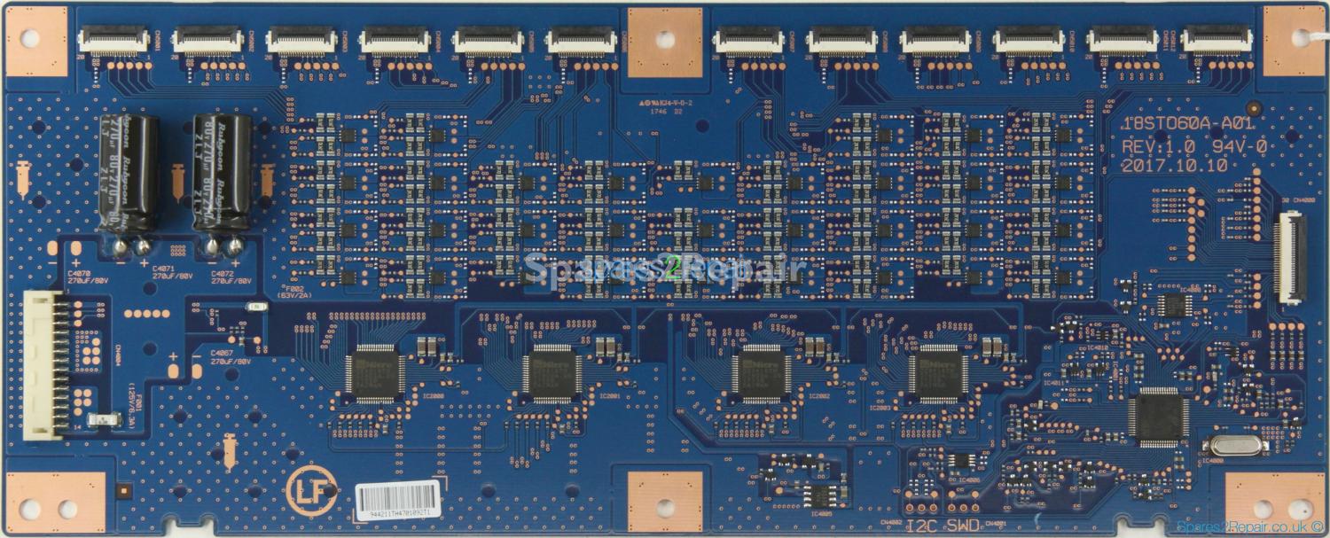 Sony KD-75XF9005 - LED Driver Board - 16STO60A-A01 - REV:1.0