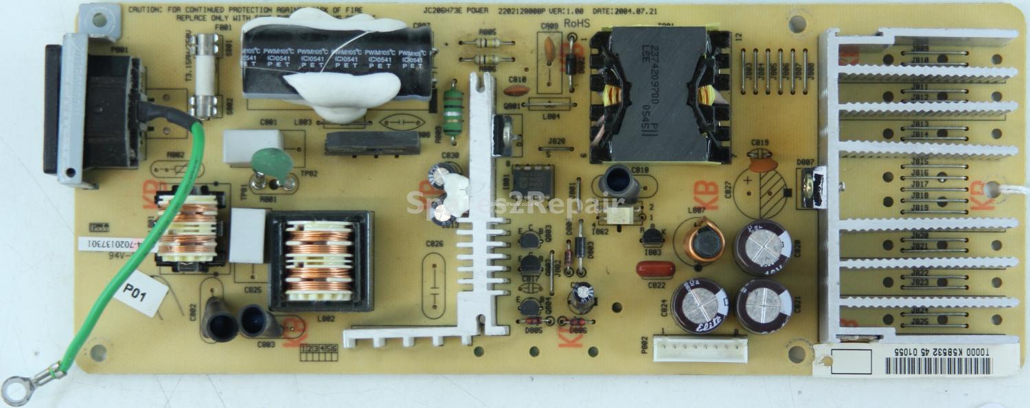 Swisstec Sky-EJ20-W1CG - PSU - JC206H73E - 2202128000P - VER:1.00