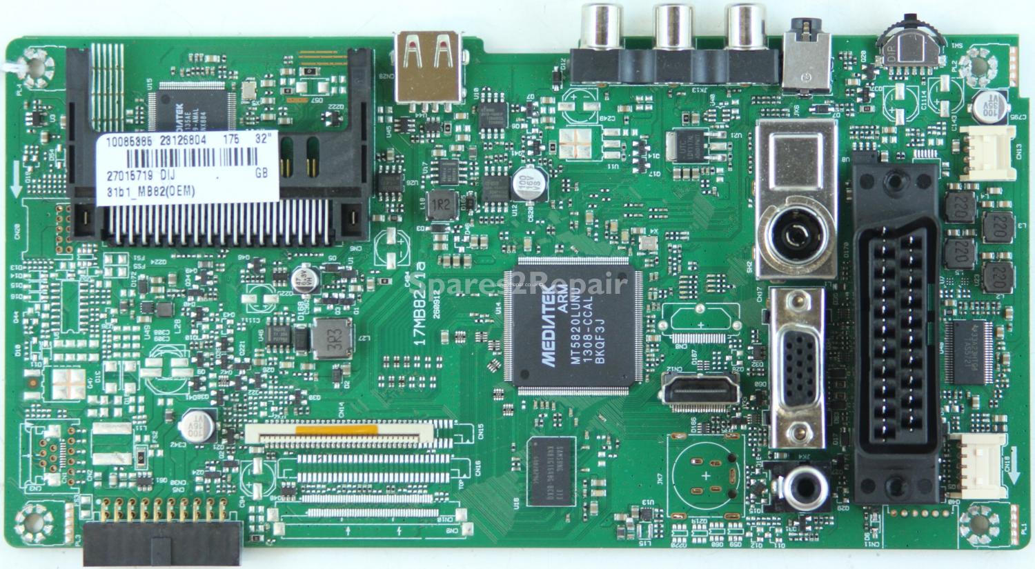 Techwood TECH32DLEDBMS - Main AV - 23126804 - 17MB82-1a - 260912