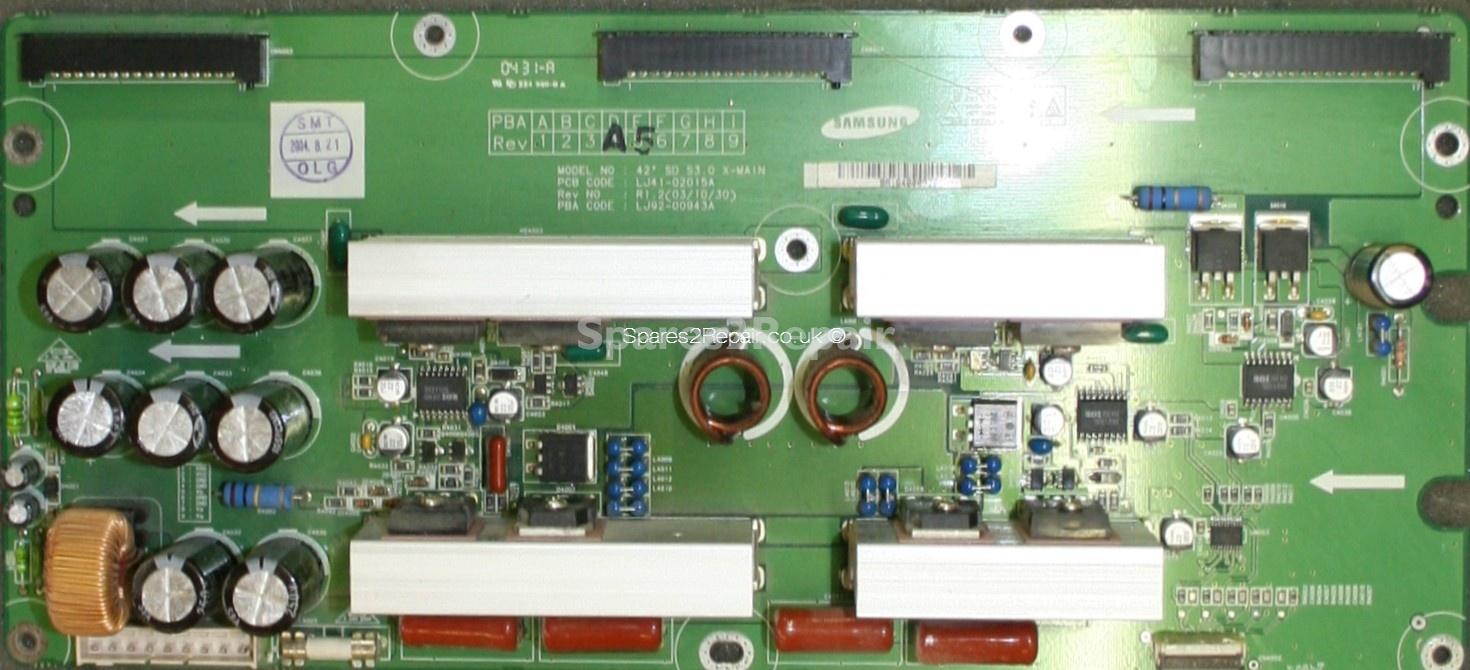 Tiny PS-42D8 - XSUS - LJ92-00943A A6 - LJ41-02015A R1.2 - 42 SD S3.0 X-MAIN