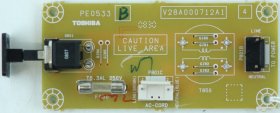 Toshiba 42XV553D - Power Switch - PE0533 - B - V28A000712A1