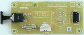 Toshiba 37RV635D - Power Switch - V28A000712A1 - PE0533 B