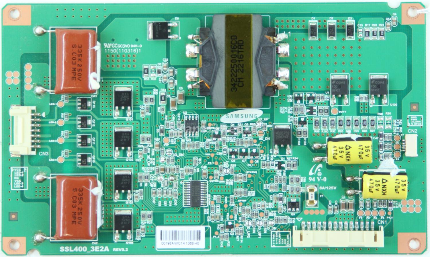 Unknown 40 Inch - LED Driver Board - LJ97-00198A - SSL400_3E2A REV0.2