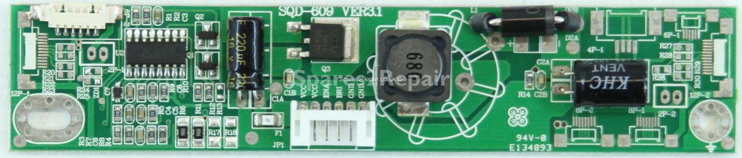 Unknown 24 Inch - LED Driver Board - M240HW01 - SQD-609 - VER3.1 - 142141609001
