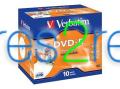 Verbatim Blank Dvd - Rohlinge Dvd r 16x 4,7gb Inkjet Printable Azo Dlp Fps Jc 10 - 43521
